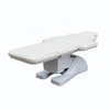 Белый массажный стол с электроприводом, кровать для лица, косметическое кресло