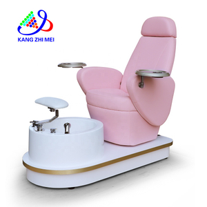Kangmei роскошный современный дешевый салон красоты мебель для маникюрного салона откидывающийся поворотный беструбный джакузи спа для ног розовый массажный стул для педикюра